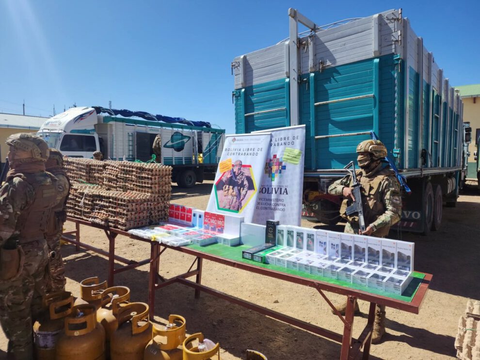Contrabando en Bolivia afectado en más de 78 millones de bolivianos