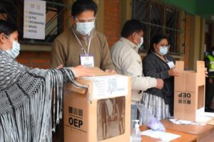 elecciones seguras en Bolivia