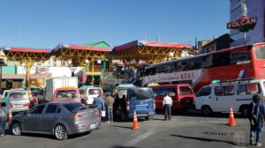 escasez de combustible en La Paz