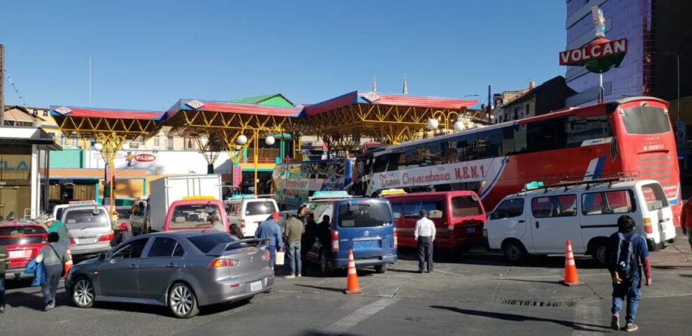 escasez de combustible en La Paz