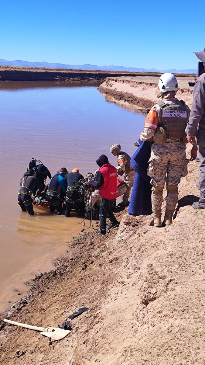 Cuerpo de Kevin Mamani rescatado en el río Jucho Jawira