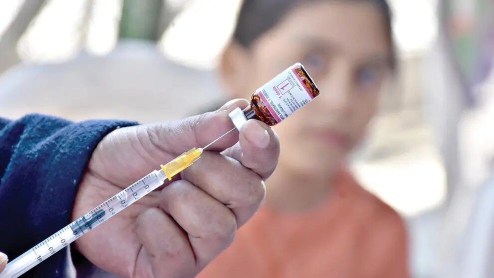 Vacunación contra el sarampión en Bolivia