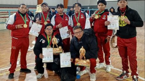 Oruro en el Nacional de Powerlifting