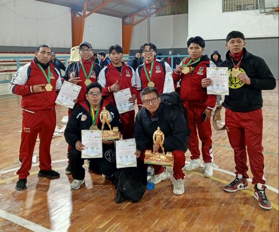 Oruro en el Nacional de Powerlifting
