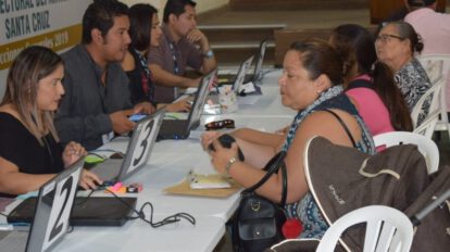 Excusas jurados electorales en Santa Cruz