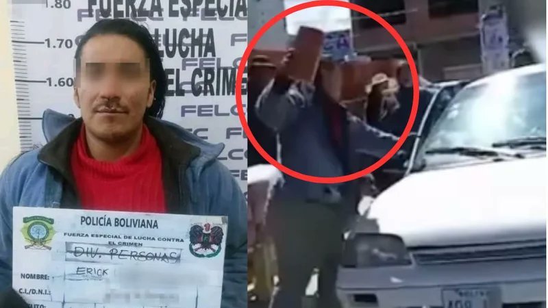 Comerciante que atacó a familia en El Alto