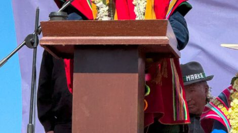 El Presidente Luis Arce llama a ejercer un voto consciente