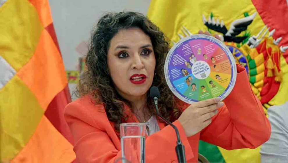 vacunación contra el sarampión en Bolivia