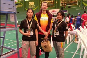 Bronce internacional Bádminton Oruro