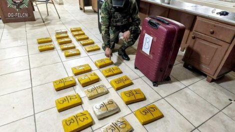 Incautación de marihuana oculta en maletas en un bus interdepartamental