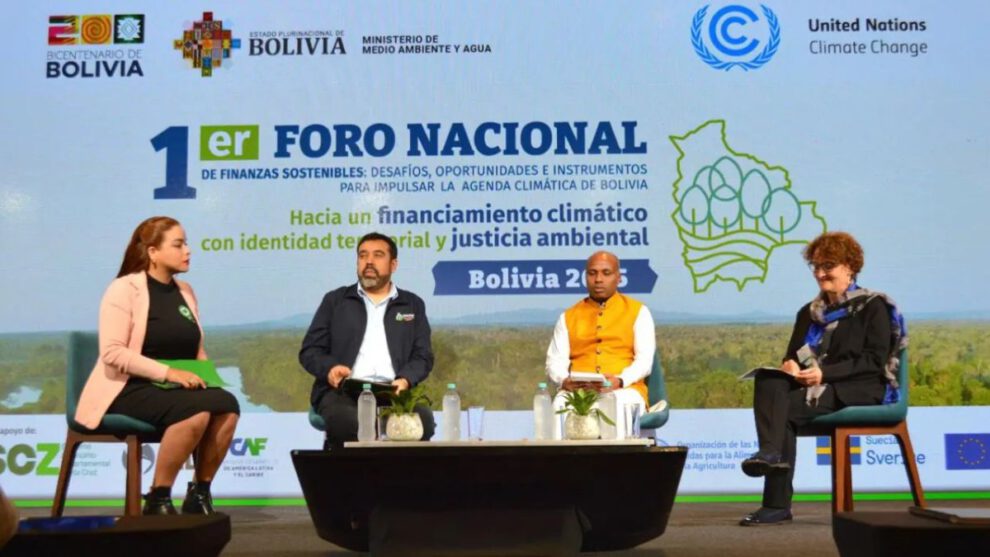 Foro Nacional de Finanzas Sostenibles en Santa Cruz
