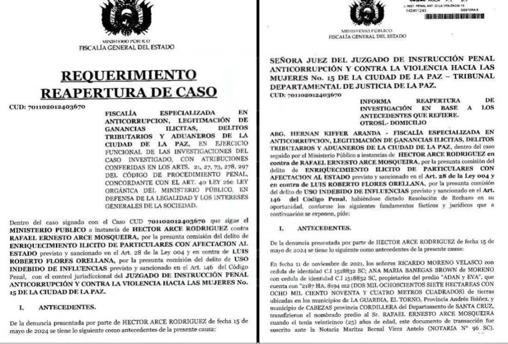 Reabren investigación contra hijo del Presidente