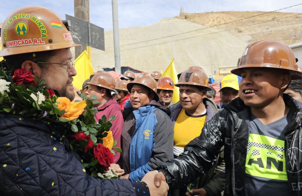 Samuel Doria Medina respaldado por cooperativistas en Potosí