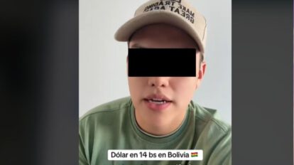 Tiktoker aprehendido en Santa Cruz por difundir información falsa sobre el dólar