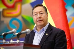 Luis Arce critica el voto nulo