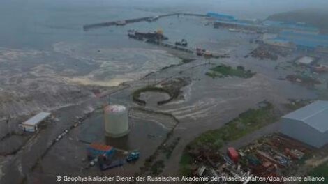 Sismo en Rusia provoca tsunamis en Japón