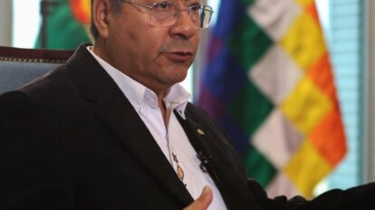 Luis Arce rechaza declaraciones de Boluarte