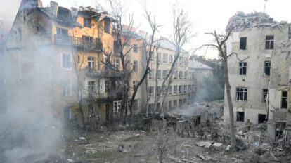 Bombardeos rusos en Ucrania