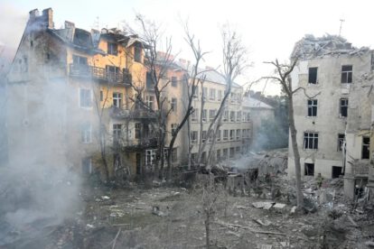 Bombardeos rusos en Ucrania