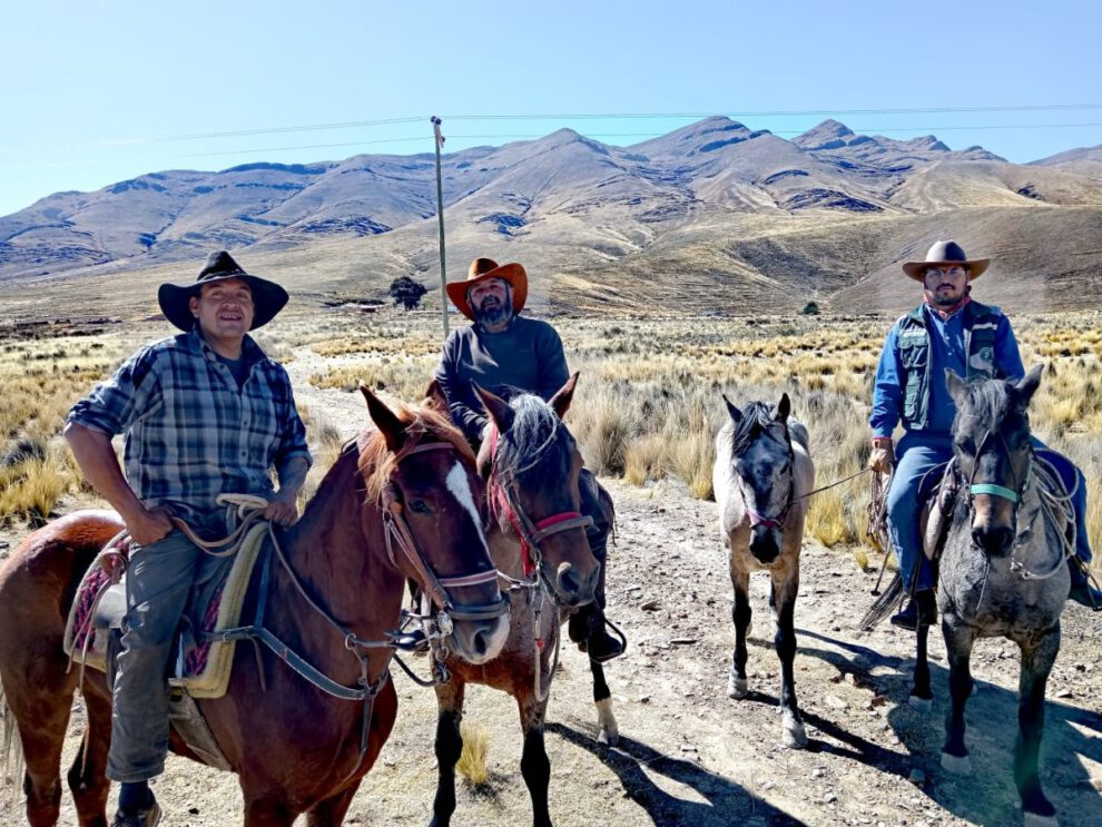 Cabalgata del Bicentenario en Oruro