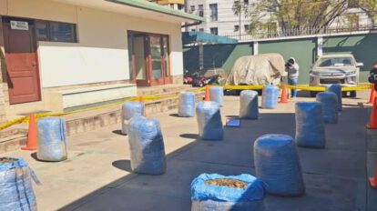 Incautación de marihuana en Quillacollo