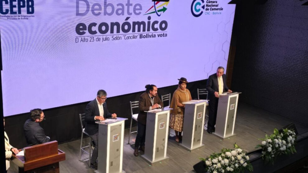 Debate presidencial en Santa Cruz de la Sierra
