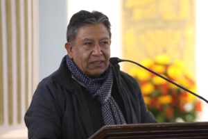 David Choquehuanca destaca el papel del pueblo en la revolución