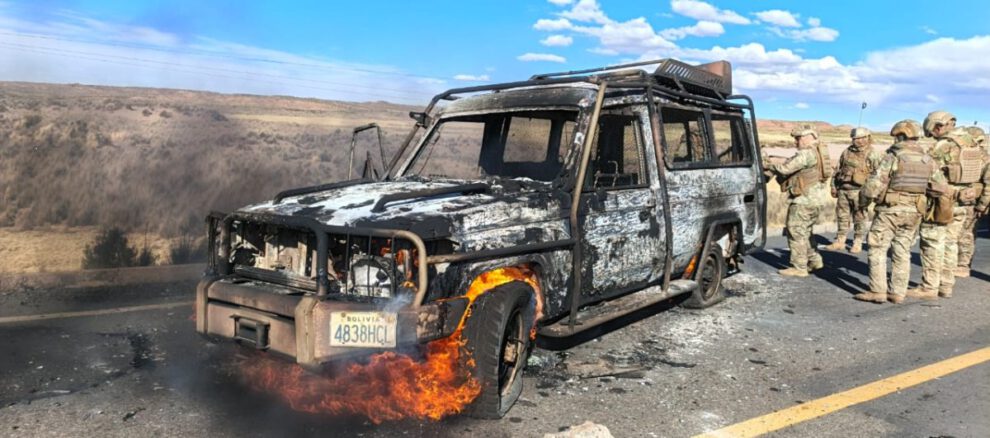 Emboscada en Oruro durante operativo contra el contrabando