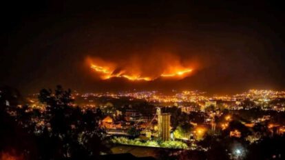 Incendio en Tarija