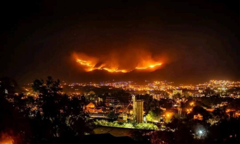 Incendio en Tarija