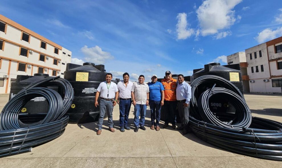 Comunidades afectadas por desastres naturales reciben ayuda para garantizar acceso al agua