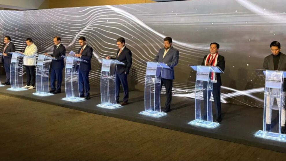 Debate presidencial sobre democracia, derechos humanos y justicia