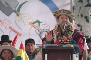 Luis Arce apoyo proceso de cambio en acto conmemorativo en Caranavi