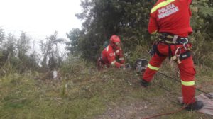 Accidente en la carretera a los Yungas