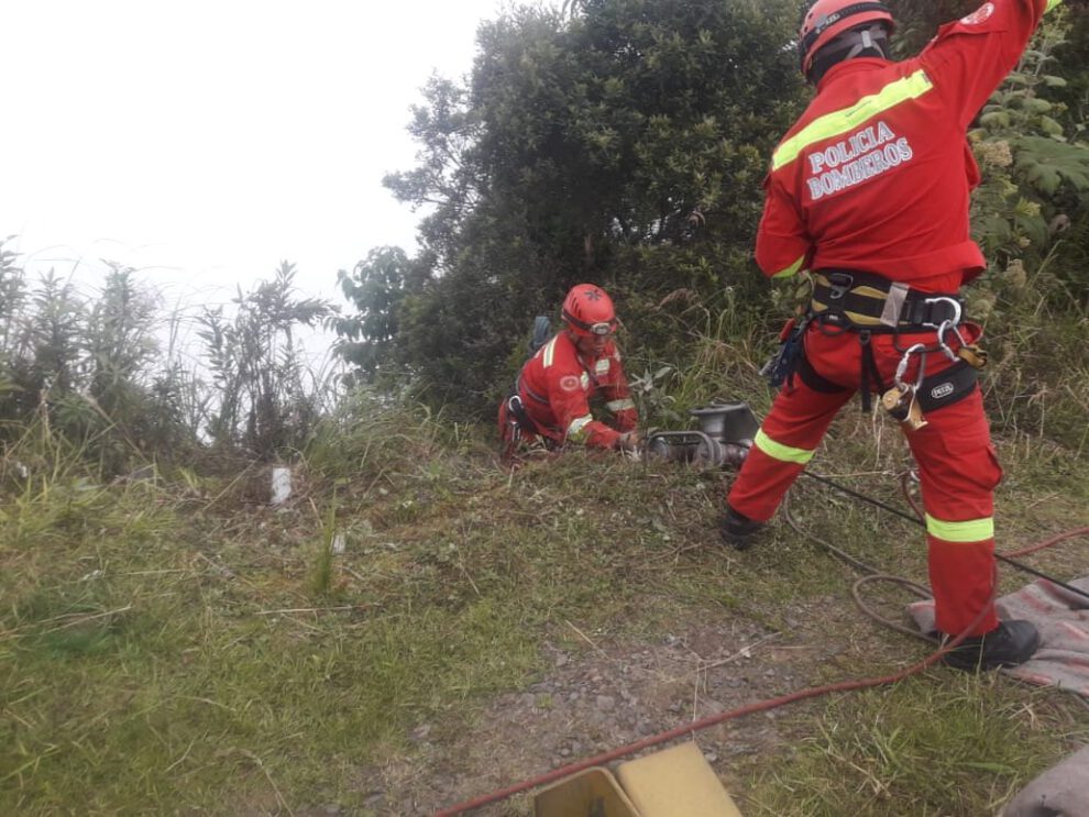 Accidente en la carretera a los Yungas