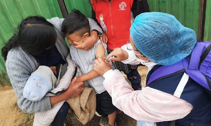 sarampión en Bolivia