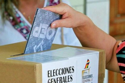 Proceso de votación de los votos válidos en elecciones