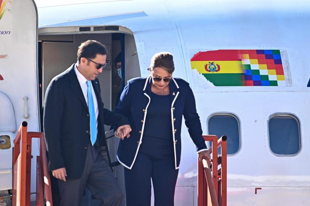 Xiomara Castro en Bolivia para celebrar el Bicentenario