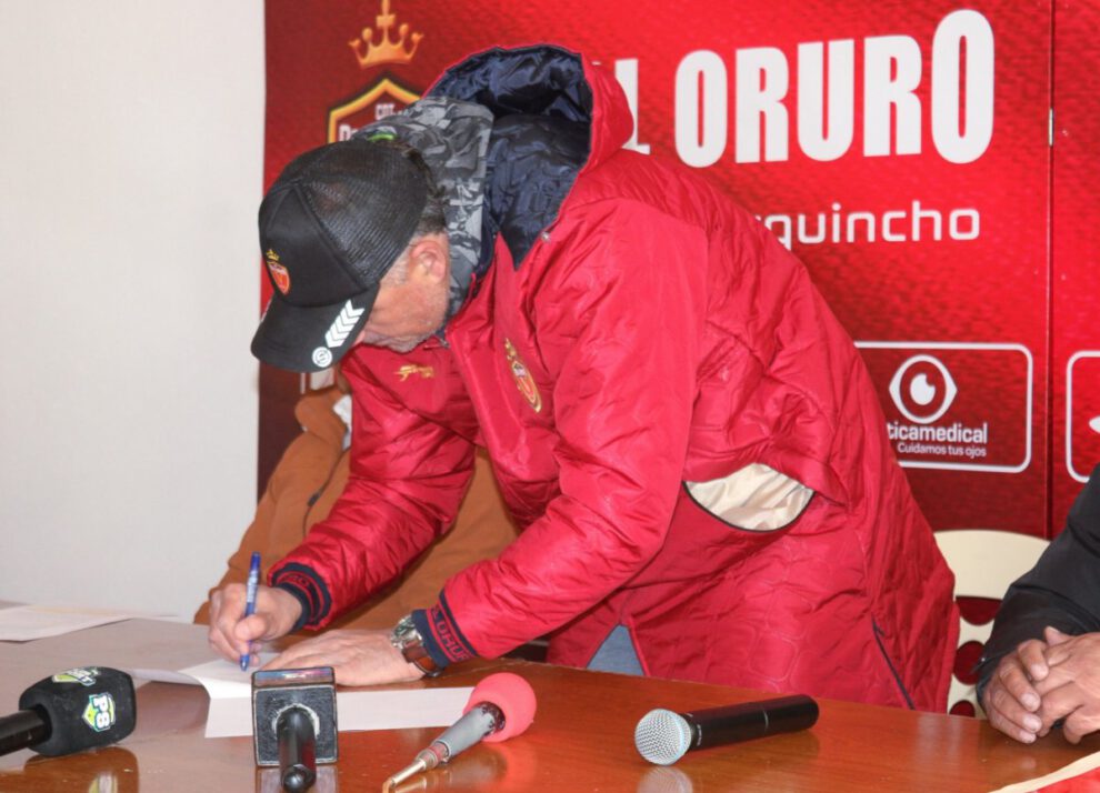 Marcelo Robledo asume la dirección técnica del CDT Real Oruro