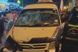 Estudiantes atropellados en desfile en Shinahota