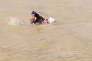 Nadadores orureños en el Desafío La Angostura 2025