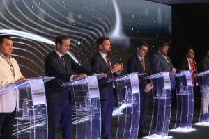 debate presidencial en La Paz