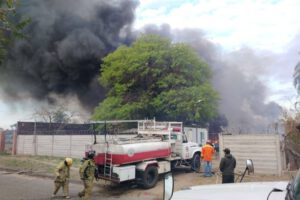 incendio en Santa Cruz