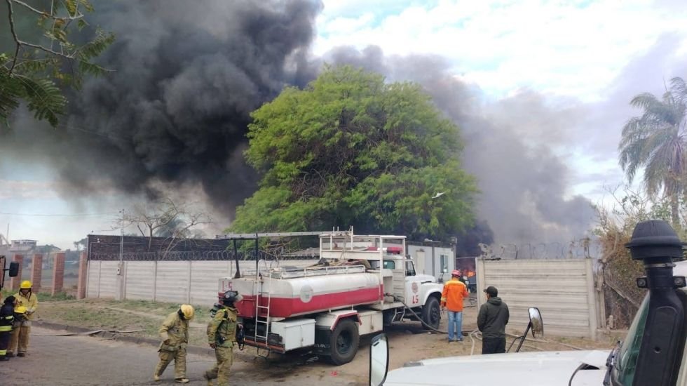 incendio en Santa Cruz