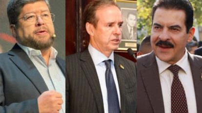 Debate presidencial en La Paz con Samuel Doria Medina, Jorge Tuto Quiroga y Manfred Reyes Villa