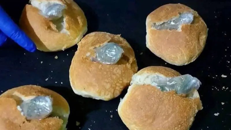 Droga camuflada en pan en Cochabamba