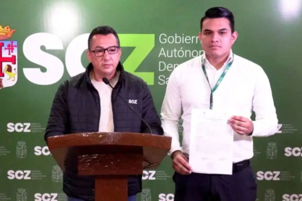 Incendio en depósito de la Gobernación de Santa Cruz