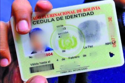 Cédula de identidad boliviana