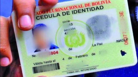 Cédula de identidad boliviana