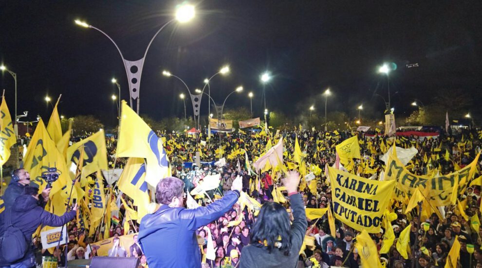 Samuel Doria Medina cerró su campaña en Tarija